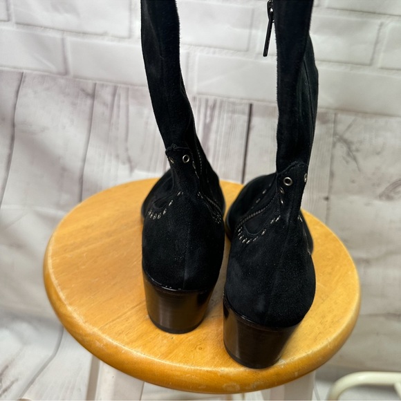 NWOT Frye Suede Boots Black - Picture 12 of 16